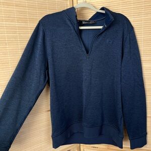 Under Armour Men's Slate Blue Quarter Zip Pullover